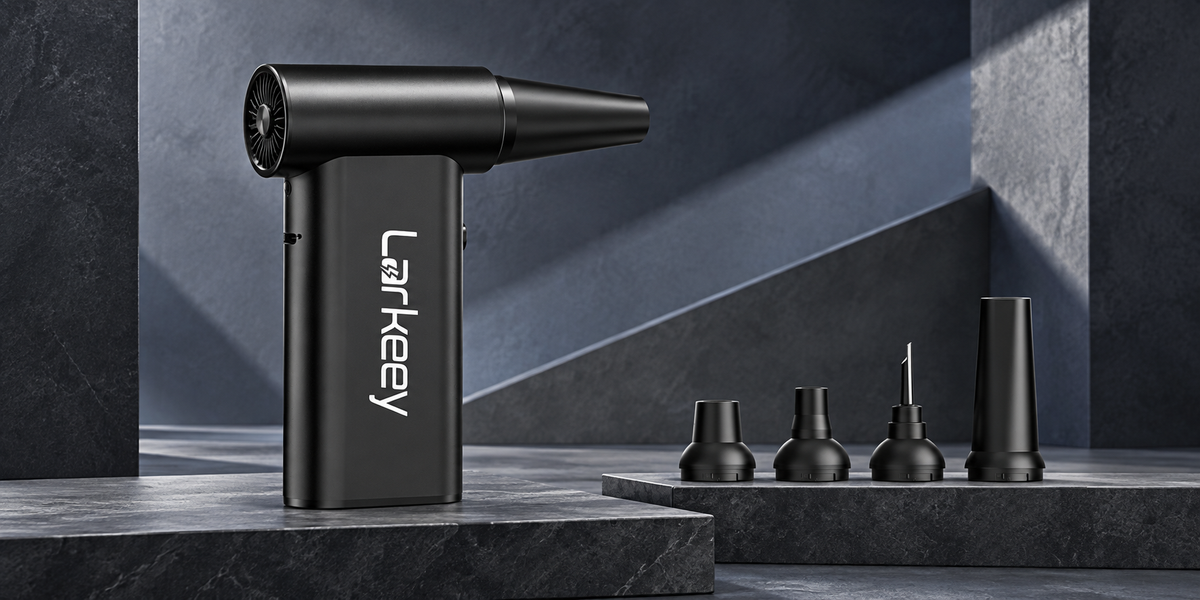 Car cabin detailing with cordless power